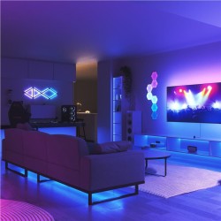Kit de pornire Nanoleaf 4D cu banda LED 5.2M pentru sincronizare ecran, compatibil TV pana la 85 inch