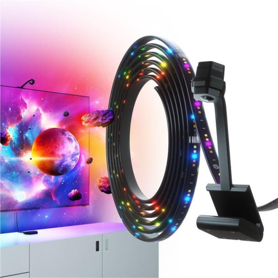 Kit de pornire Nanoleaf 4D cu banda LED 4M pentru sincronizare ecran, compatibil TV pana la 65 inch (Diverse accesorii, NF082K02-40LS) by www.silkase.ro