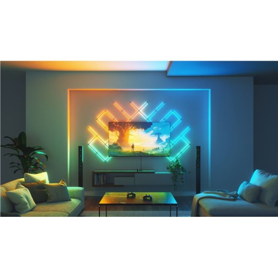 Kit de pornire Nanoleaf 4D cu banda LED 4M pentru sincronizare ecran, compatibil TV pana la 65 inch (Diverse accesorii, NF082K02-40LS) by www.silkase.ro