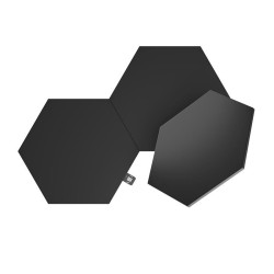Pachet de expansiune 3 panouri hexagonale negre Nanoleaf Shapes