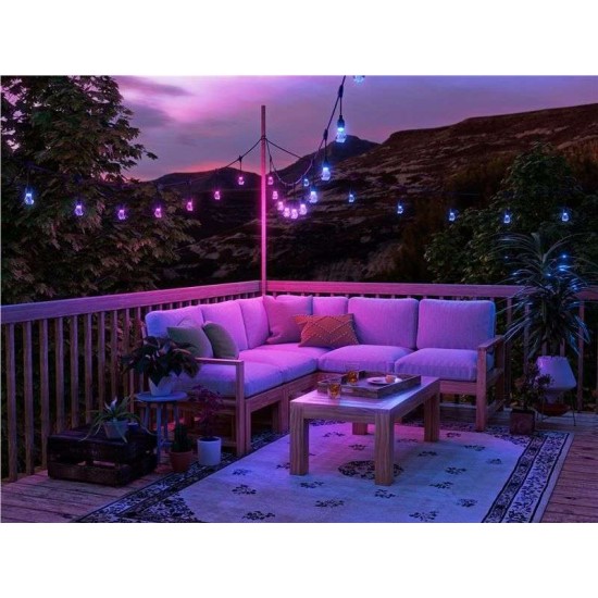 Pachet de expansiune 15m pentru ghirlanda luminoasa de exterior Nanoleaf (Nanoleaf, Ingredi) by www.silkase.ro Pachet de expansiune 15m pentru ghirlanda luminoasa de exterior Nanoleaf (Diverse accesorii, NF084E00-20SLO) by www.silkase.ro