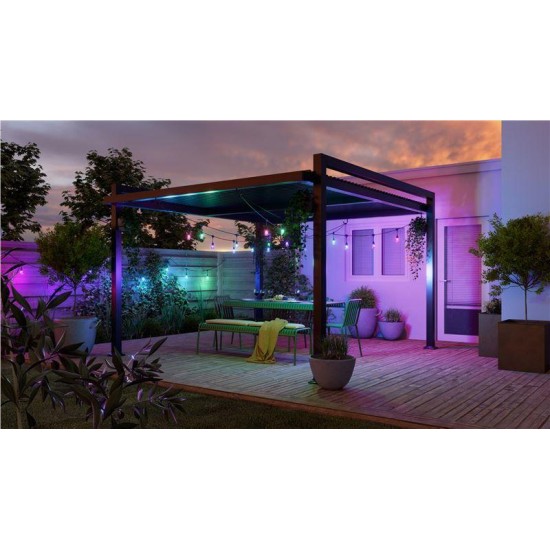 Kit de pornire ghirlanda luminoasa de exterior Nanoleaf 30m (Diverse accesorii, NF084K02-40SLO) by www.silkase.ro