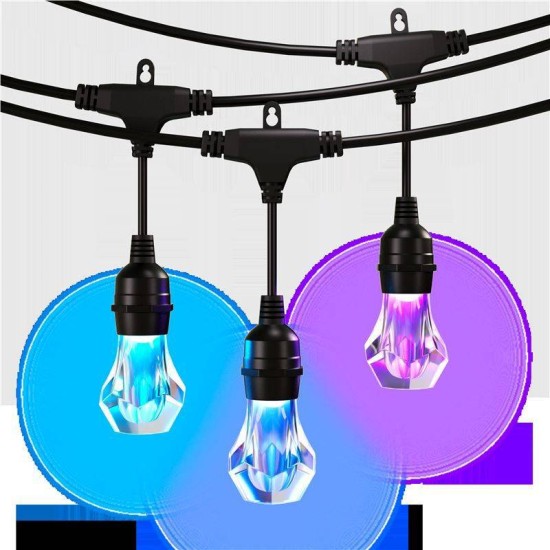 Kit de pornire ghirlanda luminoasa de exterior Nanoleaf 30m (Diverse accesorii, NF084K02-40SLO) by www.silkase.ro