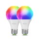 Set 2 becuri inteligente Nanoleaf Matter Wi-Fi A19, soclu E27 (Nanoleaf, Ingredi) by www.silkase.ro Set 2 becuri inteligente Nanoleaf Matter Wi-Fi A19, soclu E27 (Diverse accesorii, N7501B02-2A60E) by www.silkase.ro