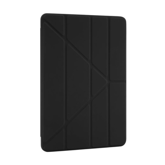 Husa Pipetto Origami No1 Original pentru iPad 10.2 (2019-2021), neagra (Ingredi, P052-49-7) by www.silkase.ro