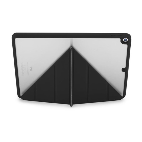 Husa Pipetto Origami No1 Original pentru iPad 10.2 (2019-2021), neagra (Ingredi, P052-49-7) by www.silkase.ro