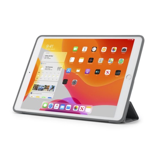 Husa Pipetto Origami No1 Original pentru iPad 10.2 (2019-2021), gri (Ingredi, P052-50-7) by www.silkase.ro