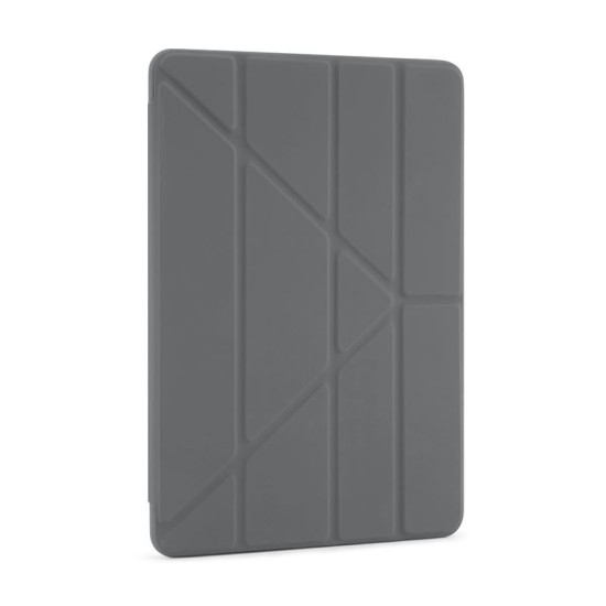 Husa Pipetto Origami No1 Original pentru iPad 10.2 (2019-2021), gri (Ingredi, P052-50-7) by www.silkase.ro