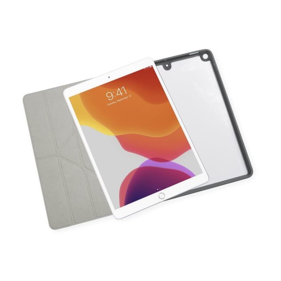 Husa Pipetto Origami No1 Original pentru iPad 10.2 (2019-2021), gri (Ingredi, P052-50-7) by www.silkase.ro