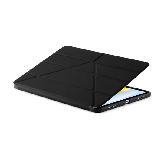 Husa Pipetto Origami No1 Original pentru iPad 10.9 (2022), neagra (Ingredi, P052-49-V) by www.silkase.ro