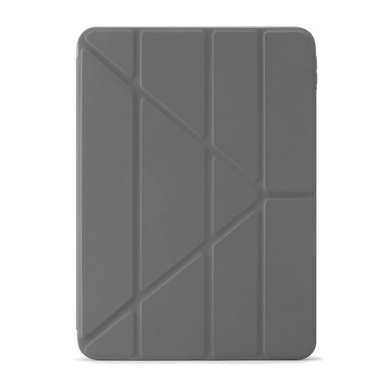 Husa Pipetto Origami No1 Original pentru iPad 10.9 (2022), gri (Ingredi, P052-50-V) by www.silkase.ro