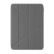 Husa Pipetto Origami No1 Original pentru iPad 10.9 (2022), gri (Ingredi, P052-50-V) by www.silkase.ro