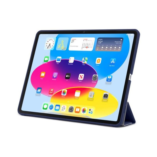 Husa tableta iPad 10.9" 2022, Pipetto, Albastru inchis (Ingredi, P052-113-V) by www.silkase.ro