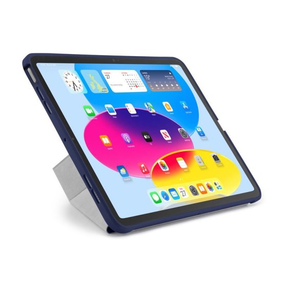Husa tableta iPad 10.9" 2022, Pipetto, Albastru inchis (Ingredi, P052-113-V) by www.silkase.ro