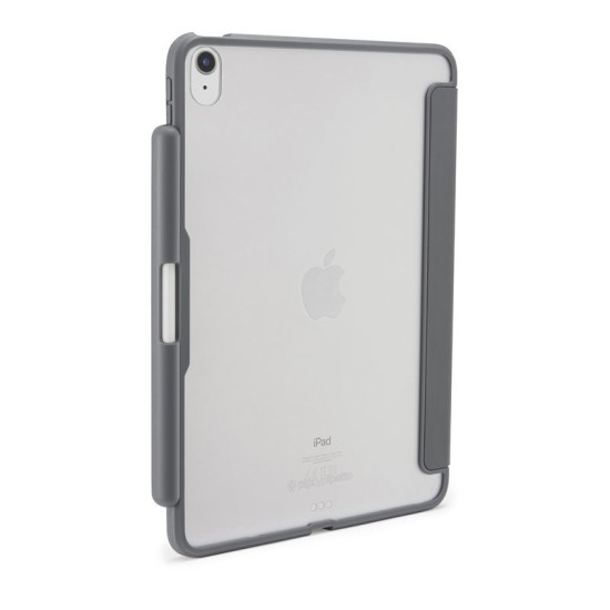 Husa Pipetto Origami No3 cu suport creion pentru iPad 10.9 (2022), gri (Ingredi, P053-50-V) by www.silkase.ro