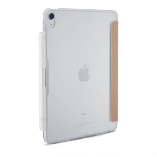 Husa Pipetto Origami No3 cu suport creion pentru iPad 10.9 (2022), roz auriu (Ingredi, P053-63-V) by www.silkase.ro