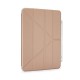Husa Pipetto Origami No3 cu suport creion pentru iPad 10.9 (2022), roz auriu (Ingredi, P053-63-V) by www.silkase.ro