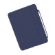 Husa Pipetto Origami No3 cu suport creion pentru iPad 10.9 (2022), albastru inchis (Ingredi, P053-113-V) by www.silkase.ro