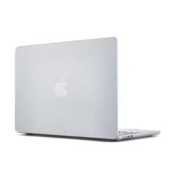 Carcasa de protectie Pipetto Hardshell Dots pentru MacBook Air 13.6 (M2/M3), transparent mat Carcasa de protectie Pipetto Hardshell Dots pentru MacBook Air 13.6 (M2/M3), transparent mat