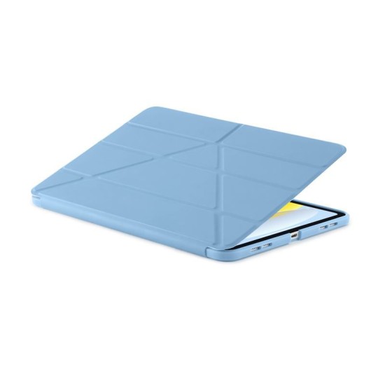 Husa Pipetto Origami No1 Original pentru iPad 10.9 (2022), albastru deschis (Ingredi, P052-54-V) by www.silkase.ro