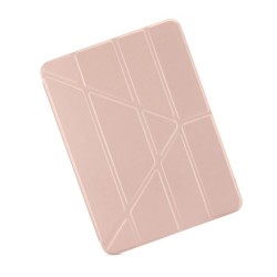 Husa Pipetto Origami No1 Original pentru iPad 10.9 (2022), roz metalic