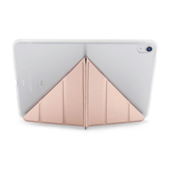 Husa Pipetto Origami No1 Original pentru iPad 10.9 (2022), roz metalic (Ingredi, P052-126-V) by www.silkase.ro