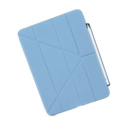 Husa Pipetto Origami No3 cu suport creion pentru iPad 10.9 (2022), albastru deschis