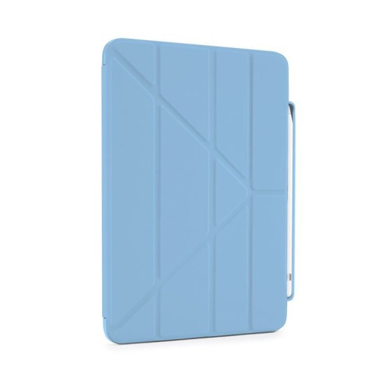 Husa Pipetto Origami No3 cu suport creion pentru iPad 10.9 (2022), albastru deschis (Ingredi, P053-54-V) by www.silkase.ro