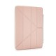 Husa Pipetto Origami No3 cu suport creion pentru iPad 10.9 (2022), roz metalic (Ingredi, P053-126-V) by www.silkase.ro