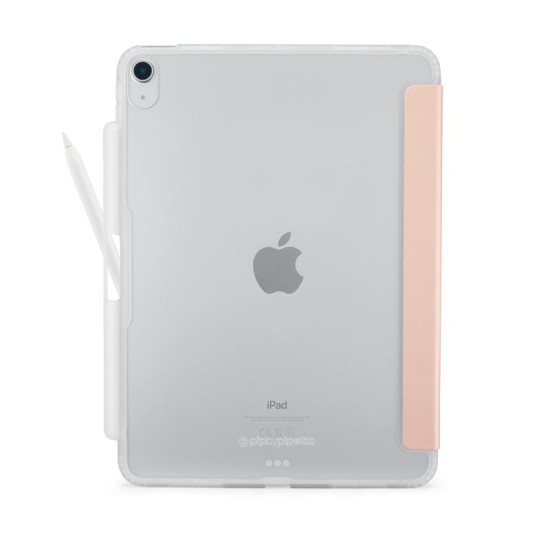 Husa Pipetto Origami No3 cu suport creion pentru iPad 10.9 (2022), roz metalic (Ingredi, P053-126-V) by www.silkase.ro