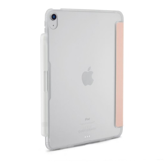 Husa Pipetto Origami No3 cu suport creion pentru iPad 10.9 (2022), roz metalic (Ingredi, P053-126-V) by www.silkase.ro