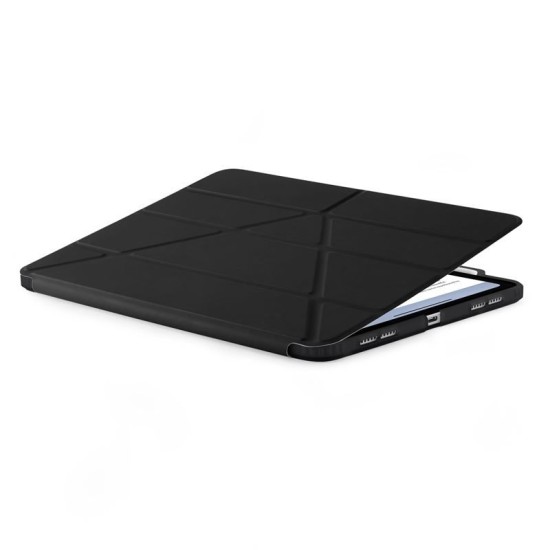 Husa Pipetto Origami No3 compatibila cu iPad Air 4 2020 / 5 2022 / 6 2024 Black (Ingredi, P053-49-AD) by www.silkase.ro