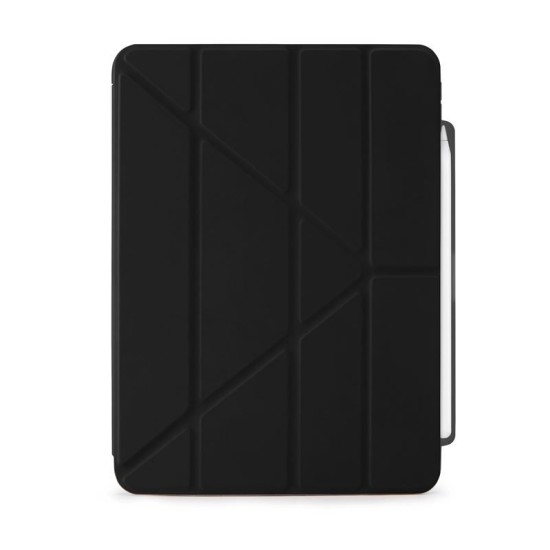 Husa Pipetto Origami No3 compatibila cu iPad Air 4 2020 / 5 2022 / 6 2024 Black (Ingredi, P053-49-AD) by www.silkase.ro