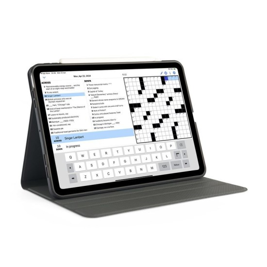 Husa Pipetto Origami No5 compatibila cu iPad Air 4 2020 / 5 2022 / 6 2024 Black (Ingredi, P059-49-AD) by www.silkase.ro