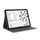 Husa Pipetto Origami No5 compatibila cu iPad Air 4 2020 / 5 2022 / 6 2024 Black (Ingredi, P059-49-AD) by www.silkase.ro