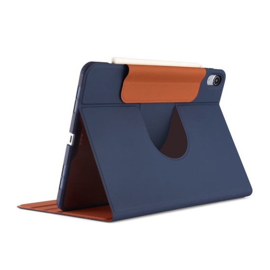 Husa Pipetto Origami No5 compatibila cu iPad Air 4 2020 / 5 2022 / 6 2024 Dark Blue (Ingredi, P059-113-AD) by www.silkase.ro