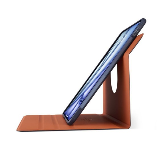 Husa Pipetto Origami No5 compatibila cu iPad Air 4 2020 / 5 2022 / 6 2024 Dark Blue (Ingredi, P059-113-AD) by www.silkase.ro