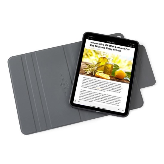 Husa Pipetto Origami No5 compatibila cu iPad Air 6 13 inch Black (Ingredi, P059-49-AE) by www.silkase.ro