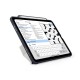 Husa Pipetto Origami No3 compatibila cu iPad Pro 11 inch 2024 Dark Blue (Ingredi, P053-113-AF) by www.silkase.ro
