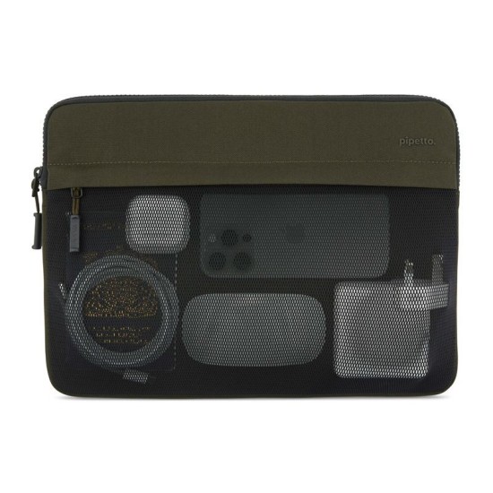 Husă Pipetto Expand Sleeve pentru MacBook Pro 14 / Air 13.6, Dark Green Husă Pipetto Expand Sleeve pentru MacBook Pro 14 / Air 13.6, Dark Green (Ingredi, P077-142-X) by www.silkase.ro