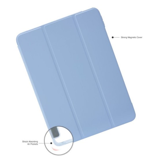 Husă Pipetto Origami No7 Tri-Folio pentru iPad (2022), Light Blue (Ingredi, P074-54-V) by www.silkase.ro