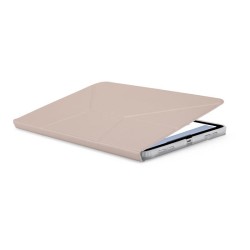 Husa stand Pipetto Origami No6 pentru iPad Air 10.9/11, roz metalic