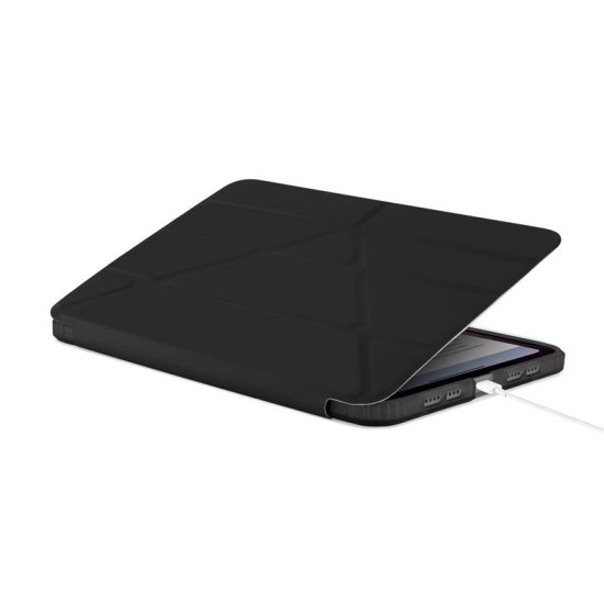 Husa Pipetto Origami No1 compatibila cu iPad Mini 6 2021 / 7 2024 Black (Ingredi, P052-49-AJ) by www.silkase.ro