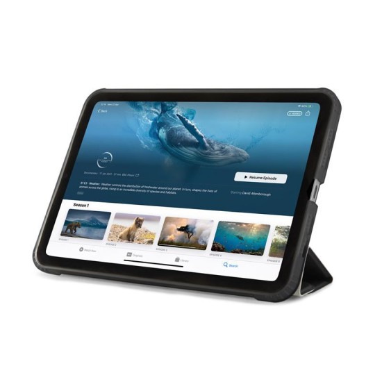 Husa Pipetto Origami No1 compatibila cu iPad Mini 6 2021 / 7 2024 Black (Ingredi, P052-49-AJ) by www.silkase.ro
