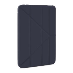 Husa Pipetto Origami No1 compatibila cu iPad Mini 6 2021 / 7 2024 Dark Blue
