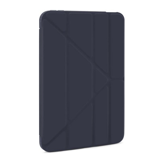 Husa Pipetto Origami No1 compatibila cu iPad Mini 6 2021 / 7 2024 Dark Blue (Ingredi, P052-113-AJ) by www.silkase.ro