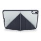Husa Pipetto Origami No1 compatibila cu iPad Mini 6 2021 / 7 2024 Dark Blue (Ingredi, P052-113-AJ) by www.silkase.ro