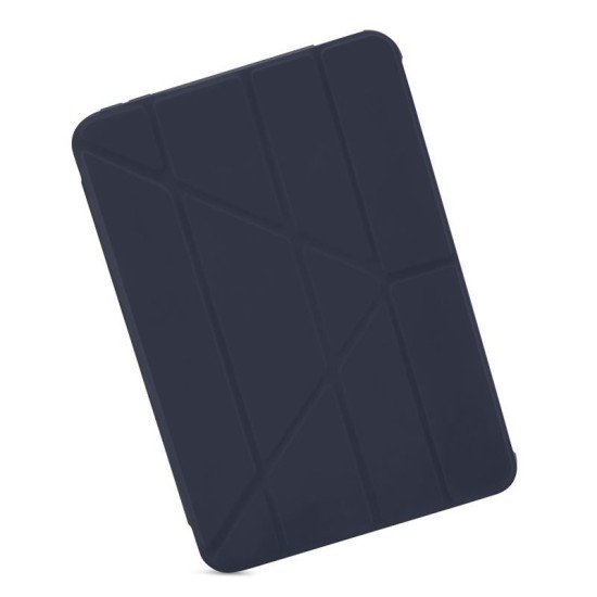 Husa Pipetto Origami No1 compatibila cu iPad Mini 6 2021 / 7 2024 Dark Blue (Ingredi, P052-113-AJ) by www.silkase.ro