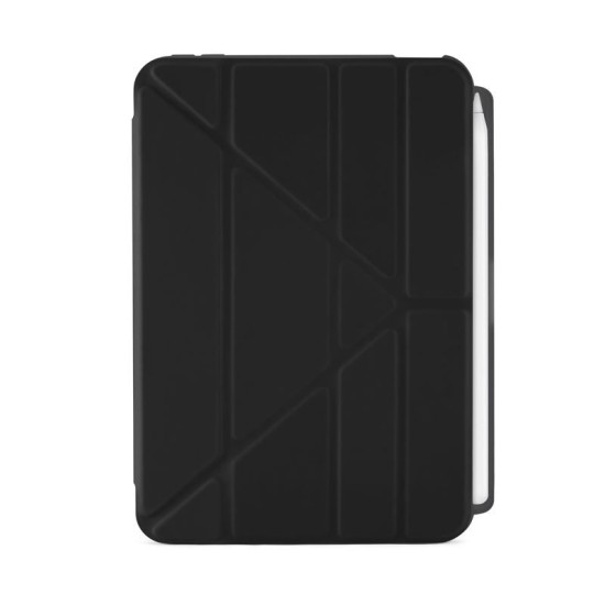 Husa Pipetto Origami No3 compatibila cu iPad Mini 6 2021 / 7 2024 Black (Ingredi, P053-49-AJ) by www.silkase.ro
