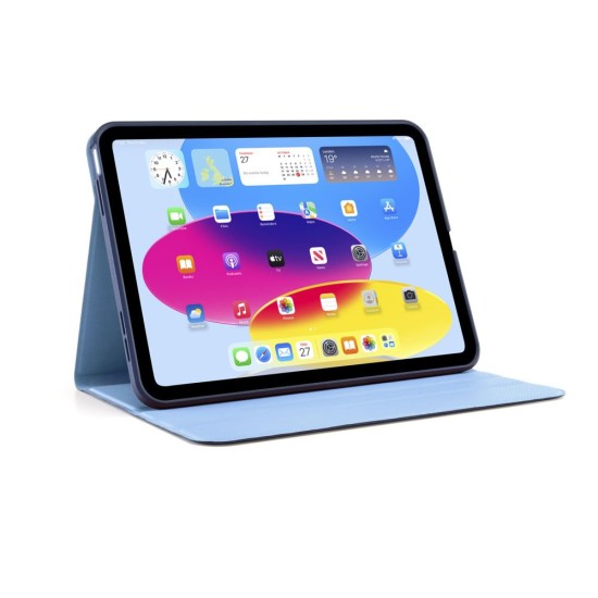Husa rotativa tip Folio Pipetto Origami No5 pentru iPad 10.9 (2022), albastru inchis (Ingredi, P059-113B-V) by www.silkase.ro